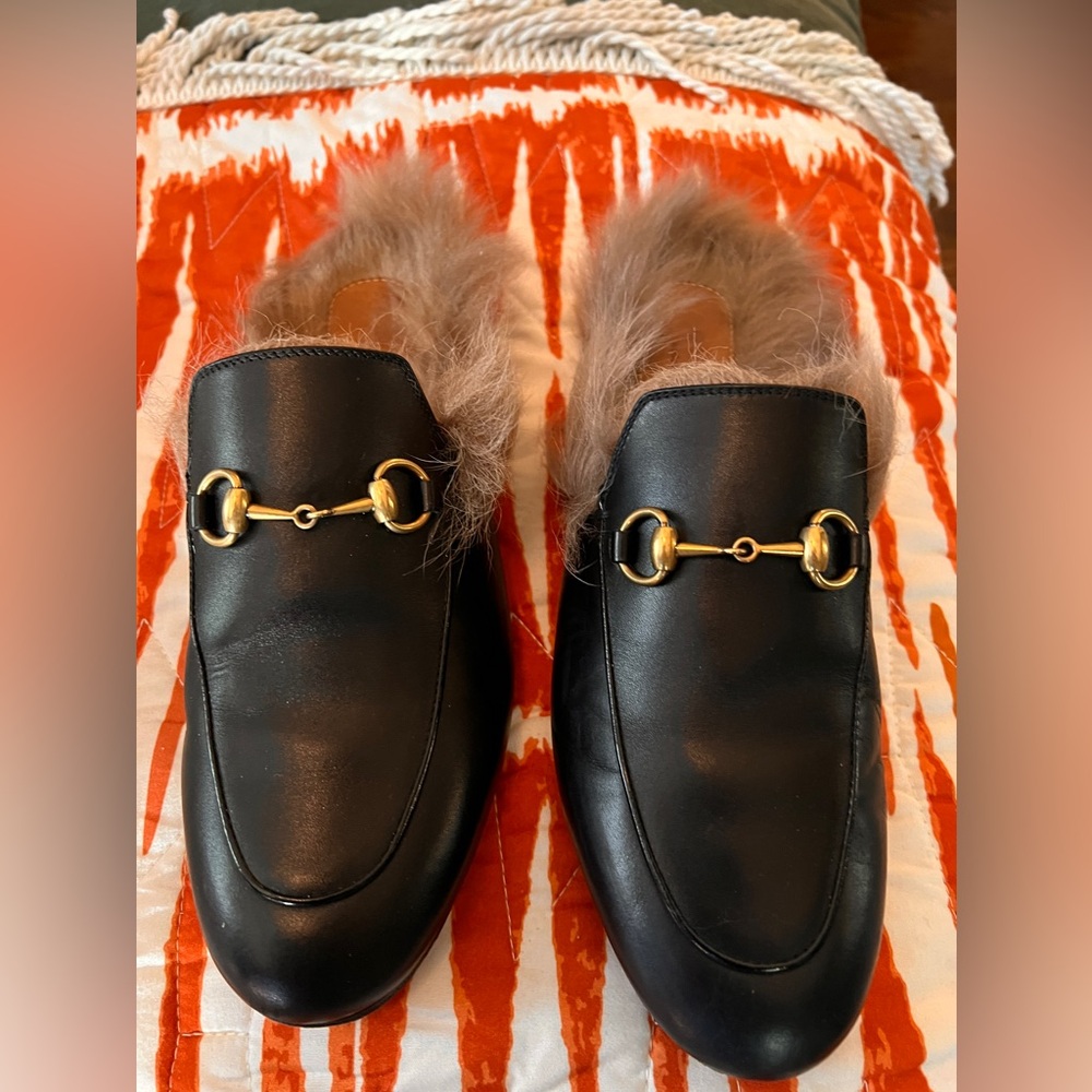 Size 36.5 The Gucci Princetown slipper